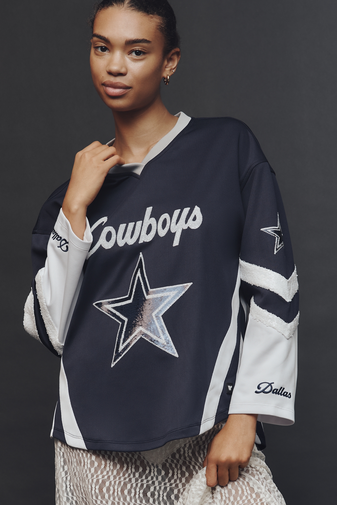 The Wild Collective x Anthropologie NFL Long-Sleeve Jersey