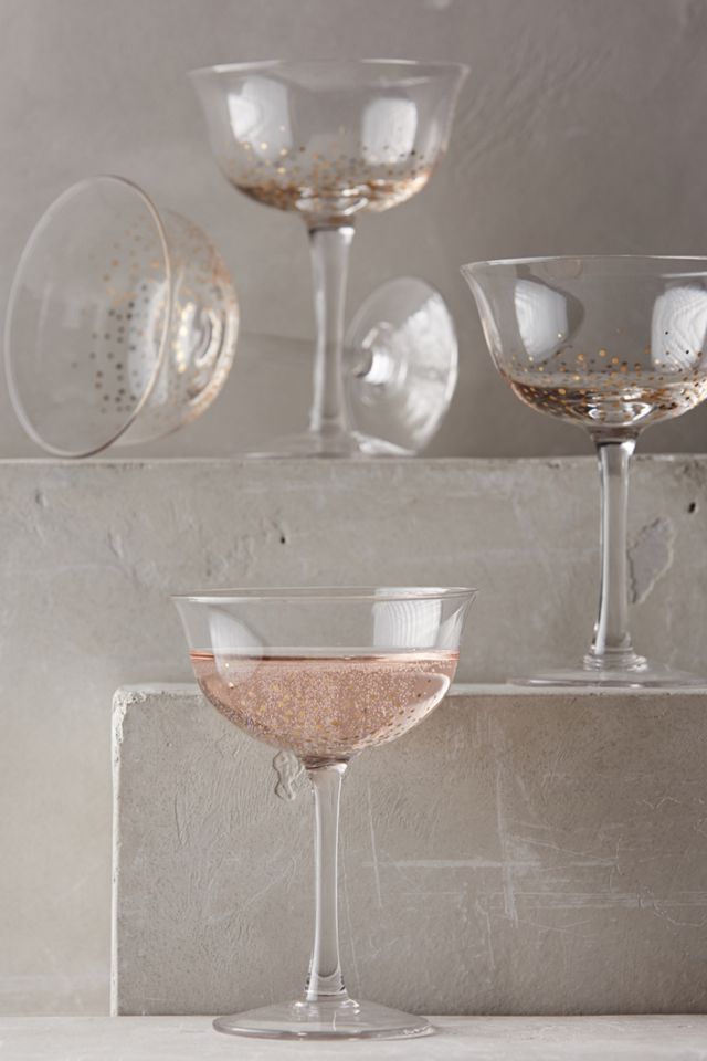 Bubbled-Up Coupes, Set of 4