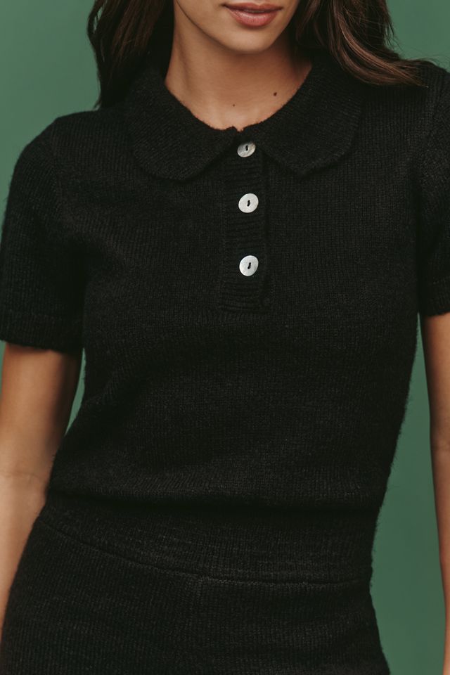 English Factory Short-Sleeve Knit Romper #2