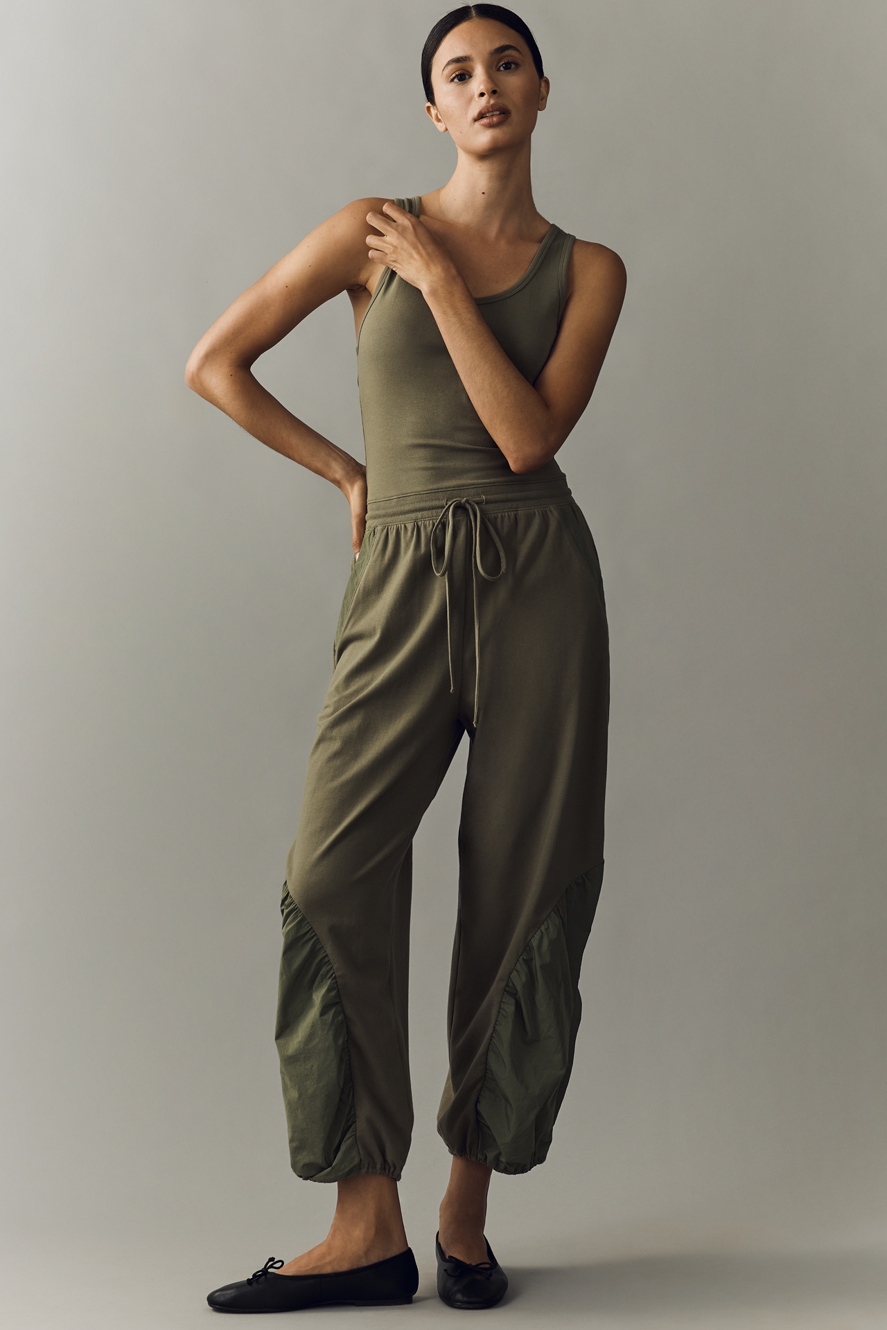 By Anthropologie Drawstring Jumpsuit