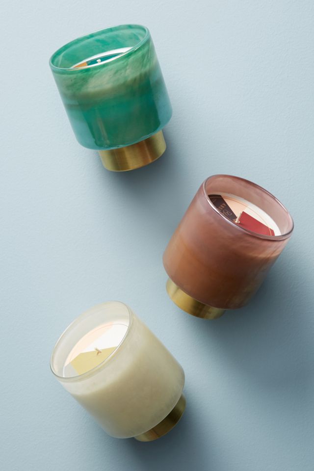 Gold-Cinched Candle #1