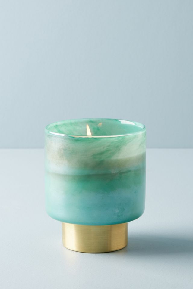 Gold-Cinched Candle #1