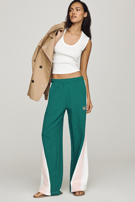 Araminta James Mallorca Fleece Track Pants In Green