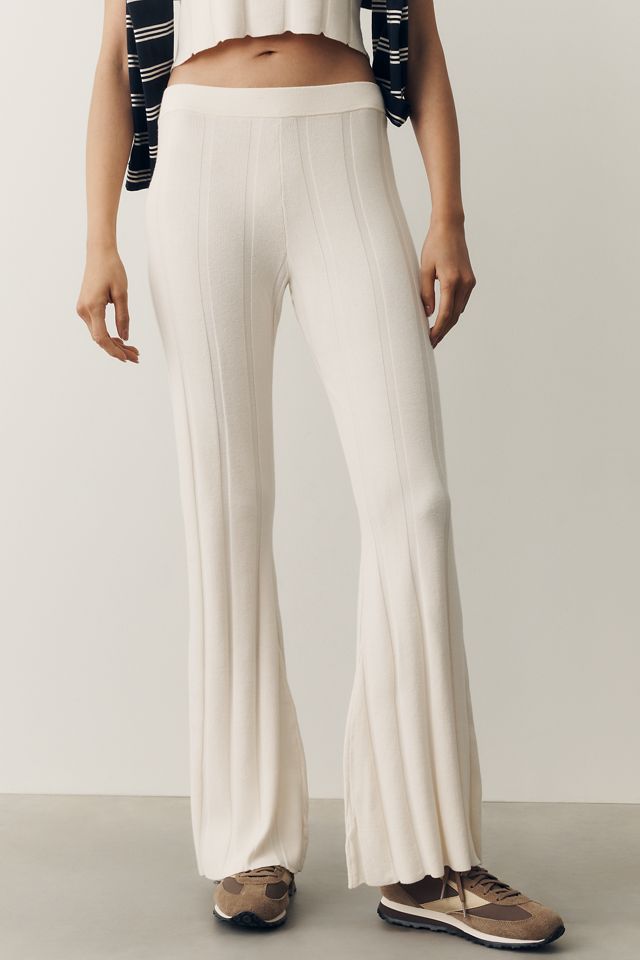 LSPACE Iris Sweater Flared Pants #1