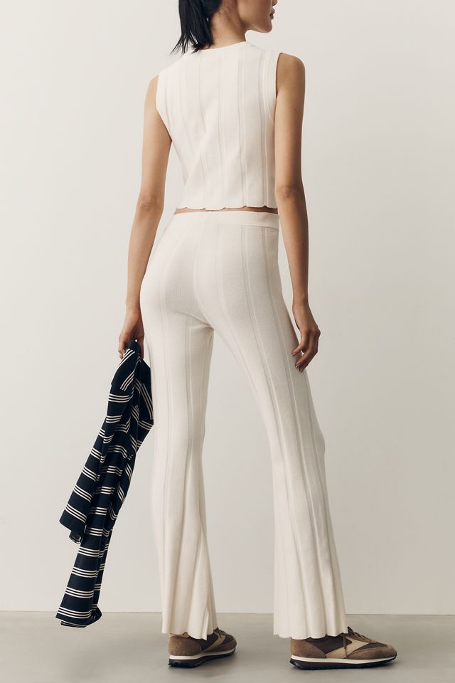LSPACE Iris Sweater Flared Pants #2