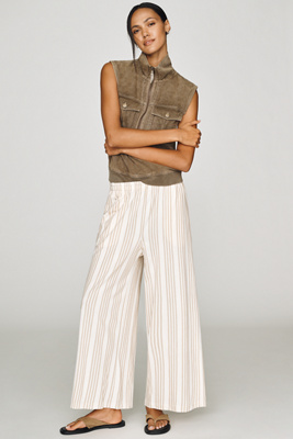 Z Supply Scout Striped Wide-Leg Pants | Anthropologie