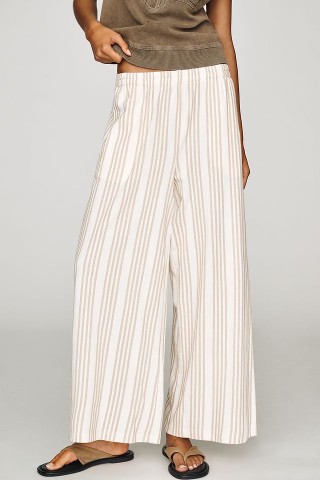 Z Supply Scout Striped Wide-Leg Pants #1