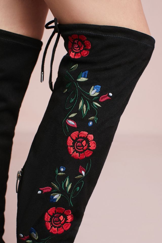 Bruno Premi Over-The-Knee Embroidered Boots #3