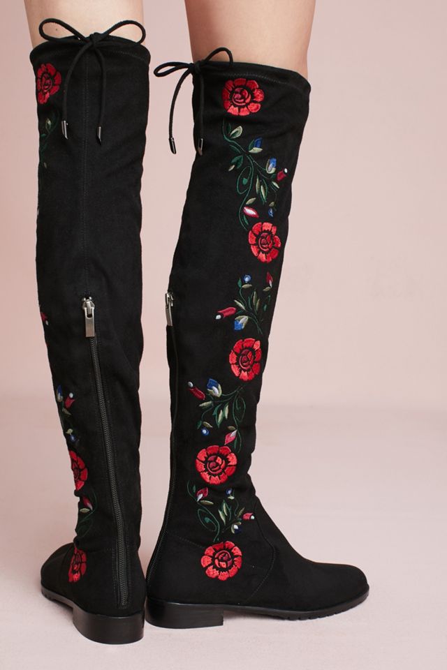 Bruno Premi Over-The-Knee Embroidered Boots #4