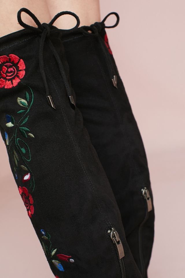 Bruno Premi Over-The-Knee Embroidered Boots #5