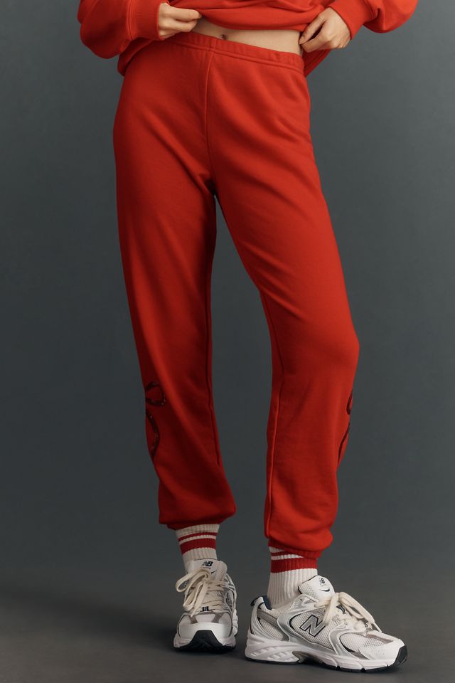 Beach Riot x Anthropologie Nash Sequin Bow Sweatpants #1