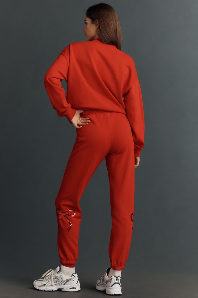 Beach Riot x Anthropologie Nash Sequin Bow Sweatpants #4