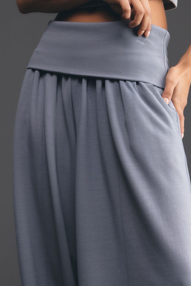 Daily Practice Foldover Balloon Pants in Willow #4