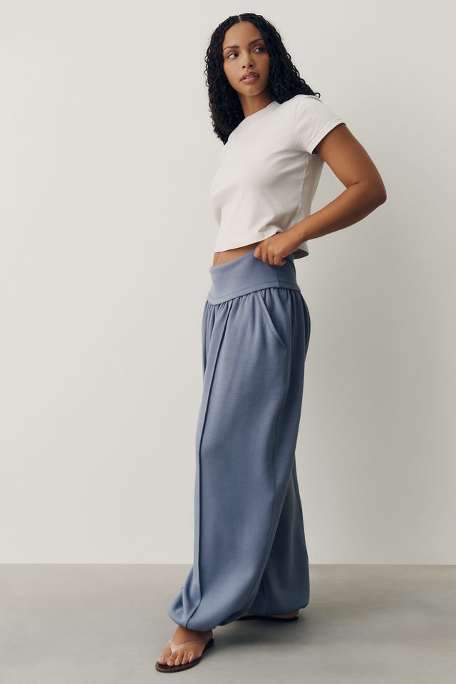 Daily Practice Foldover Balloon Pants in Willow #9