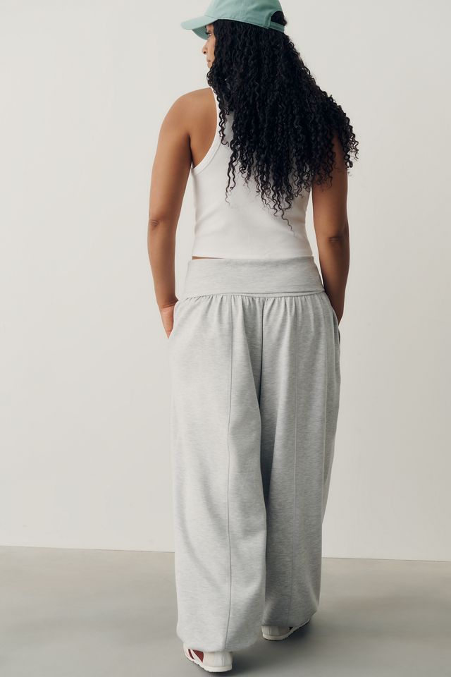 Daily Practice Foldover Balloon Pants in Willow #3