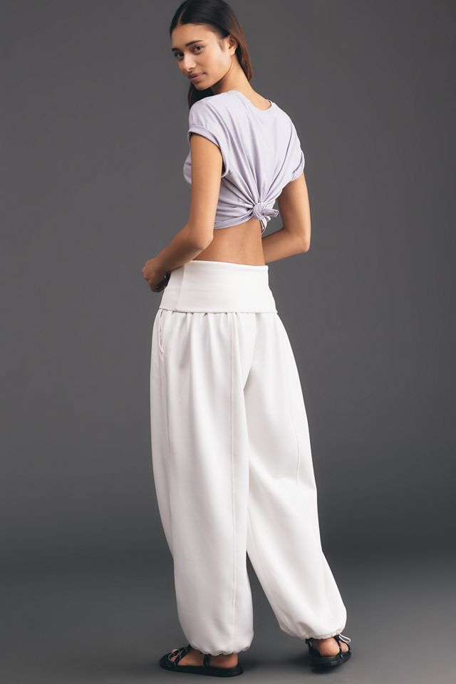 Daily Practice Foldover Balloon Pants in Willow #4