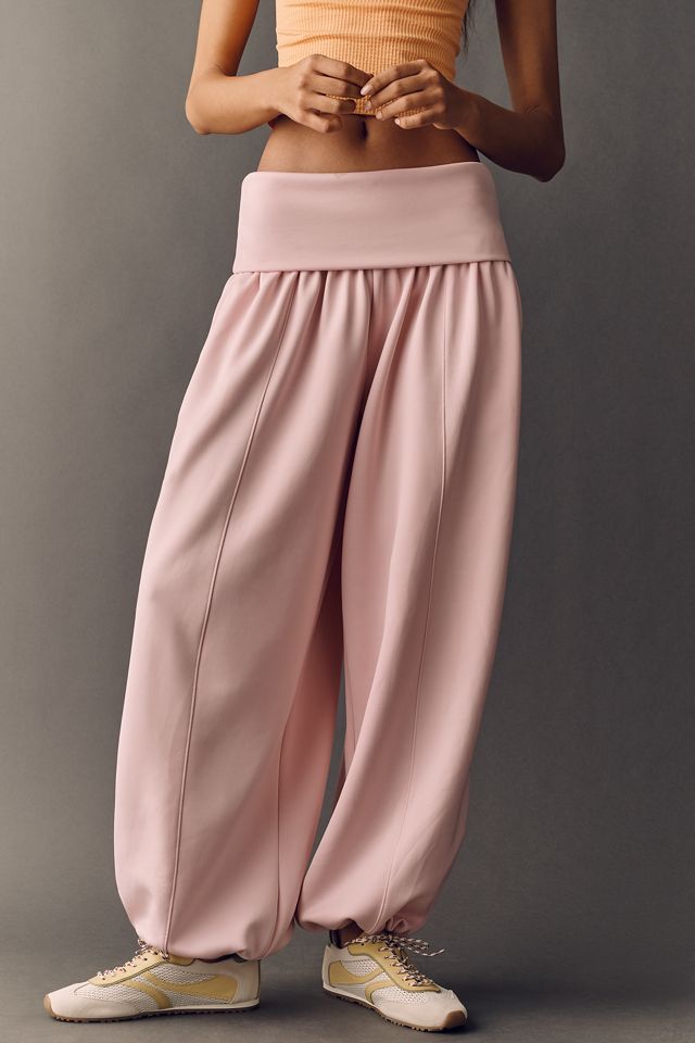 Daily Practice Foldover Balloon Pants in Willow #3