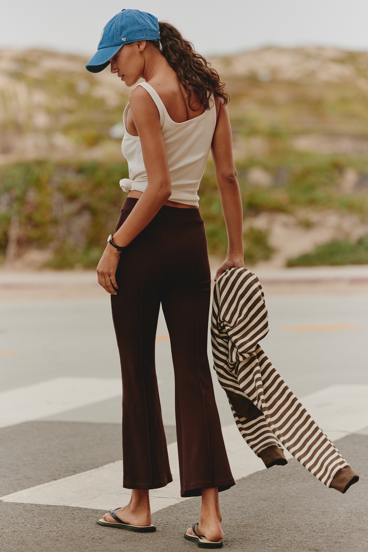 DONNI. Rib Kick-Flare Pants