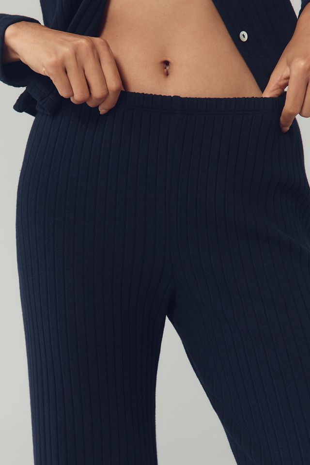 DONNI. Ribbed Crop Sweater Pants #3