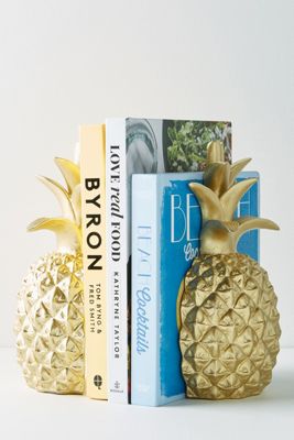 Pineapple Bookends