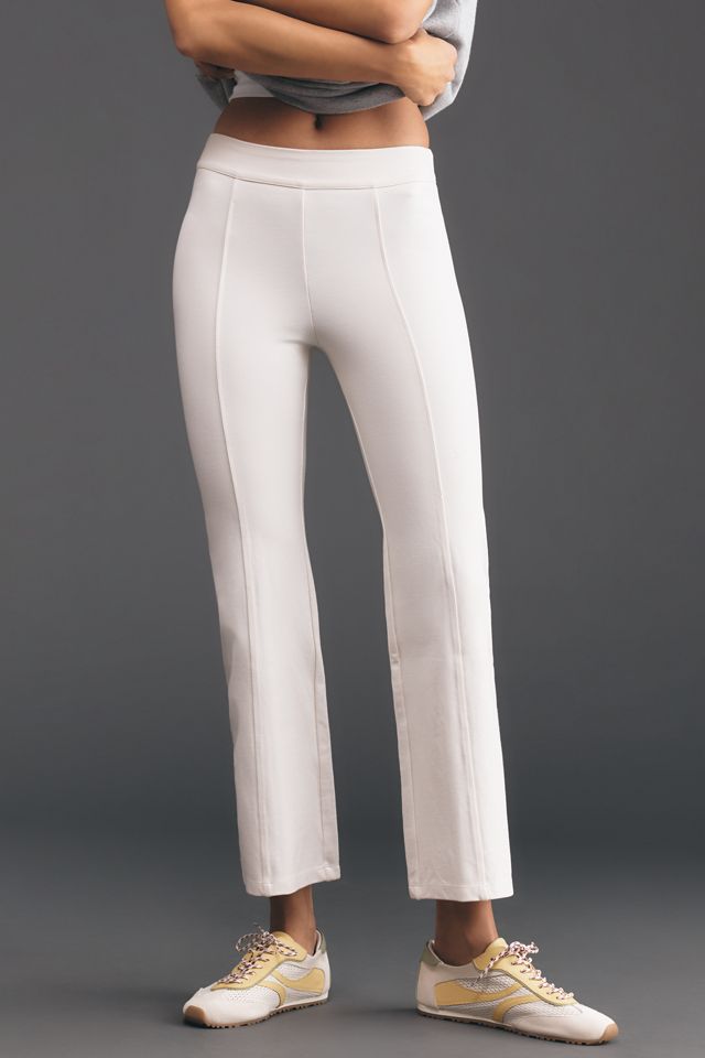 The Upside Bonnie Kick-Flare Knit Chino Pants | Anthropologie