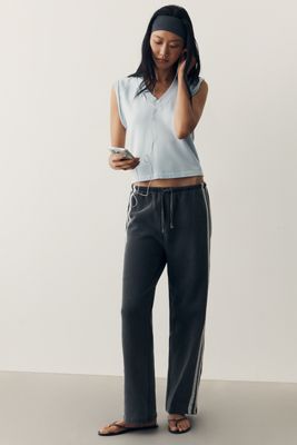 Sundry 100% Cotton Straight-Leg Track Pants
