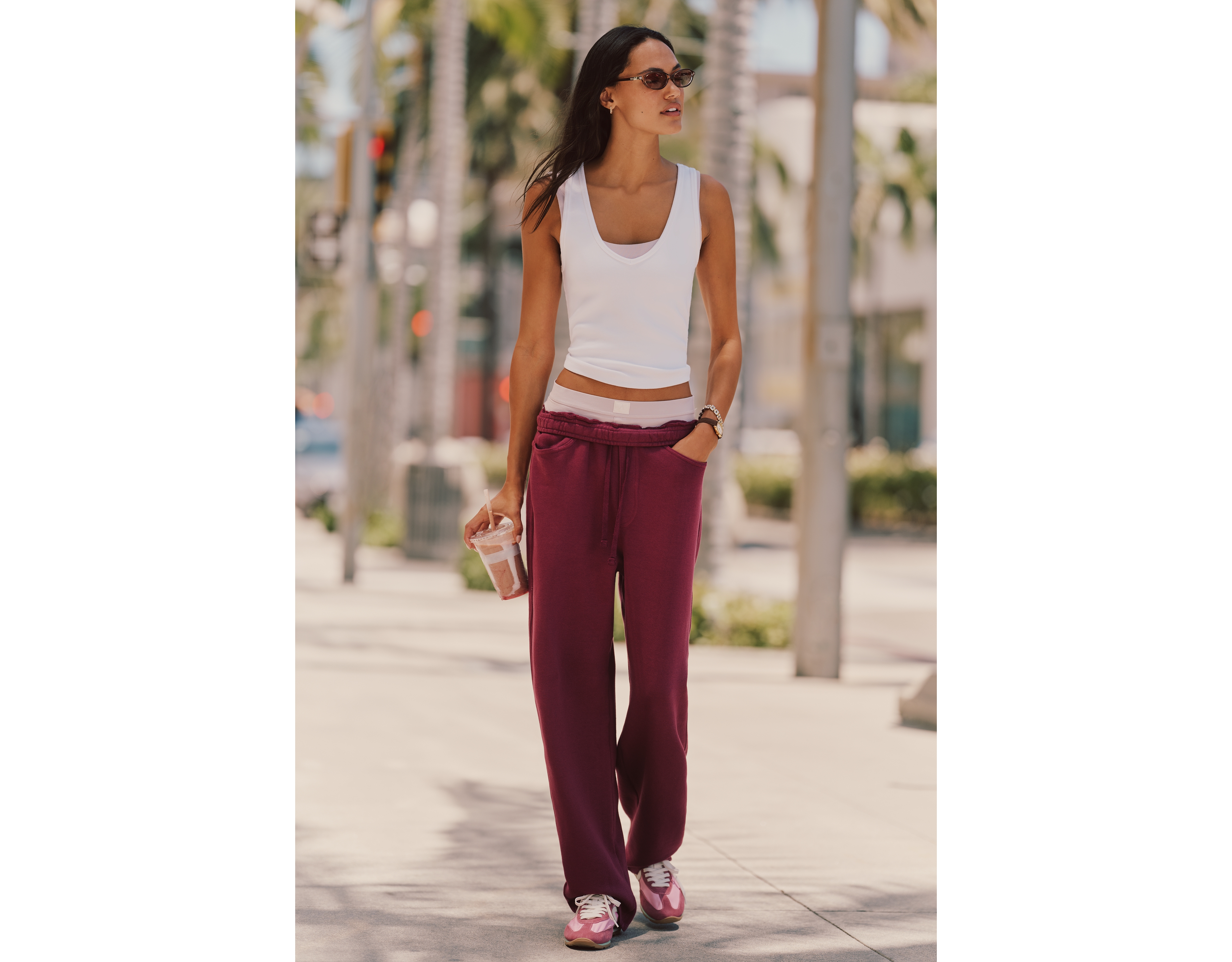Sundry 100% Cotton Pocket Track Pants