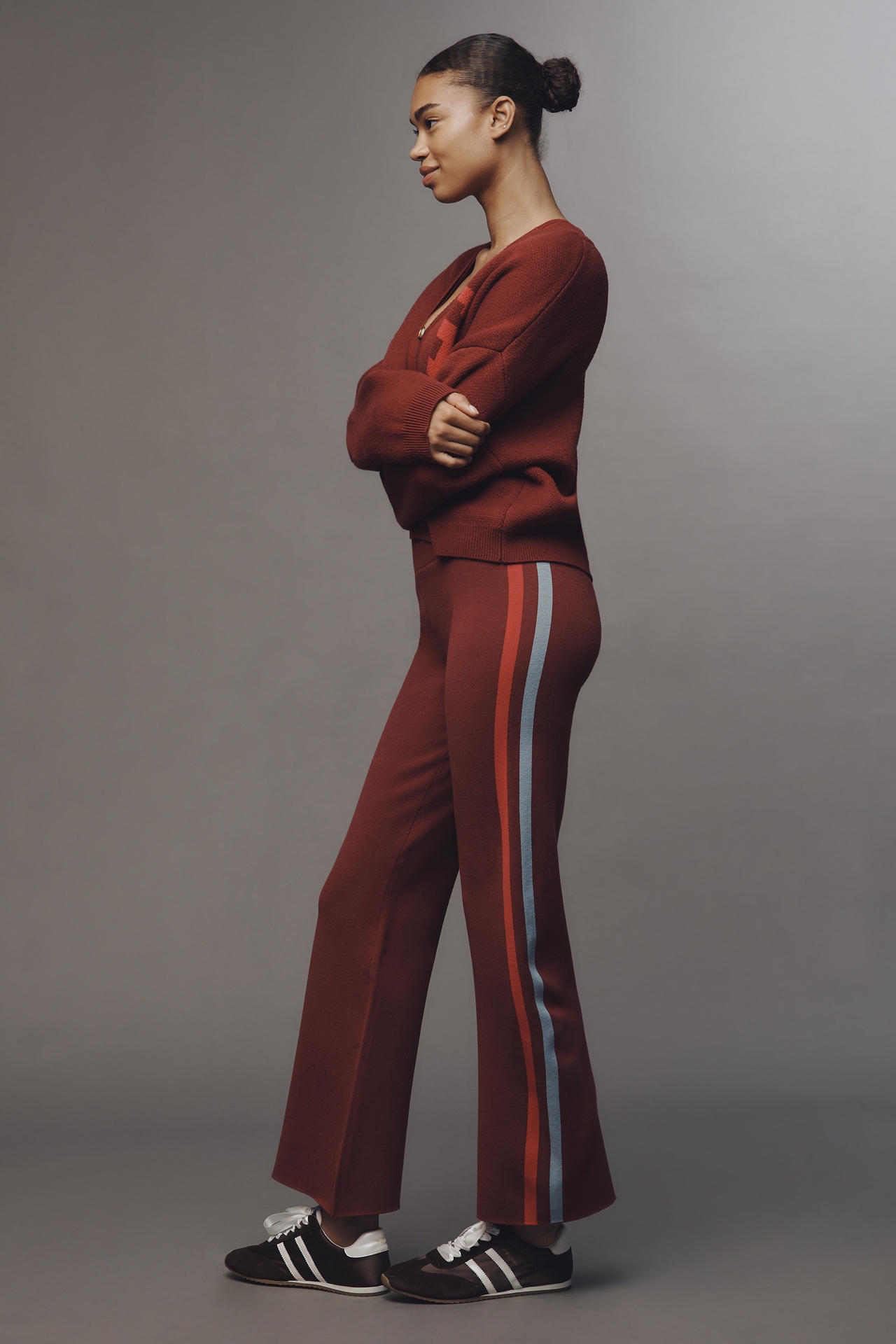 Spiritual Gangster Blake Wide-Leg Track Pants