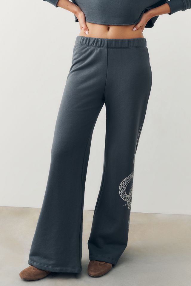 Spiritual Gangster Snake 100% Cotton Wide-Leg Pants  #1