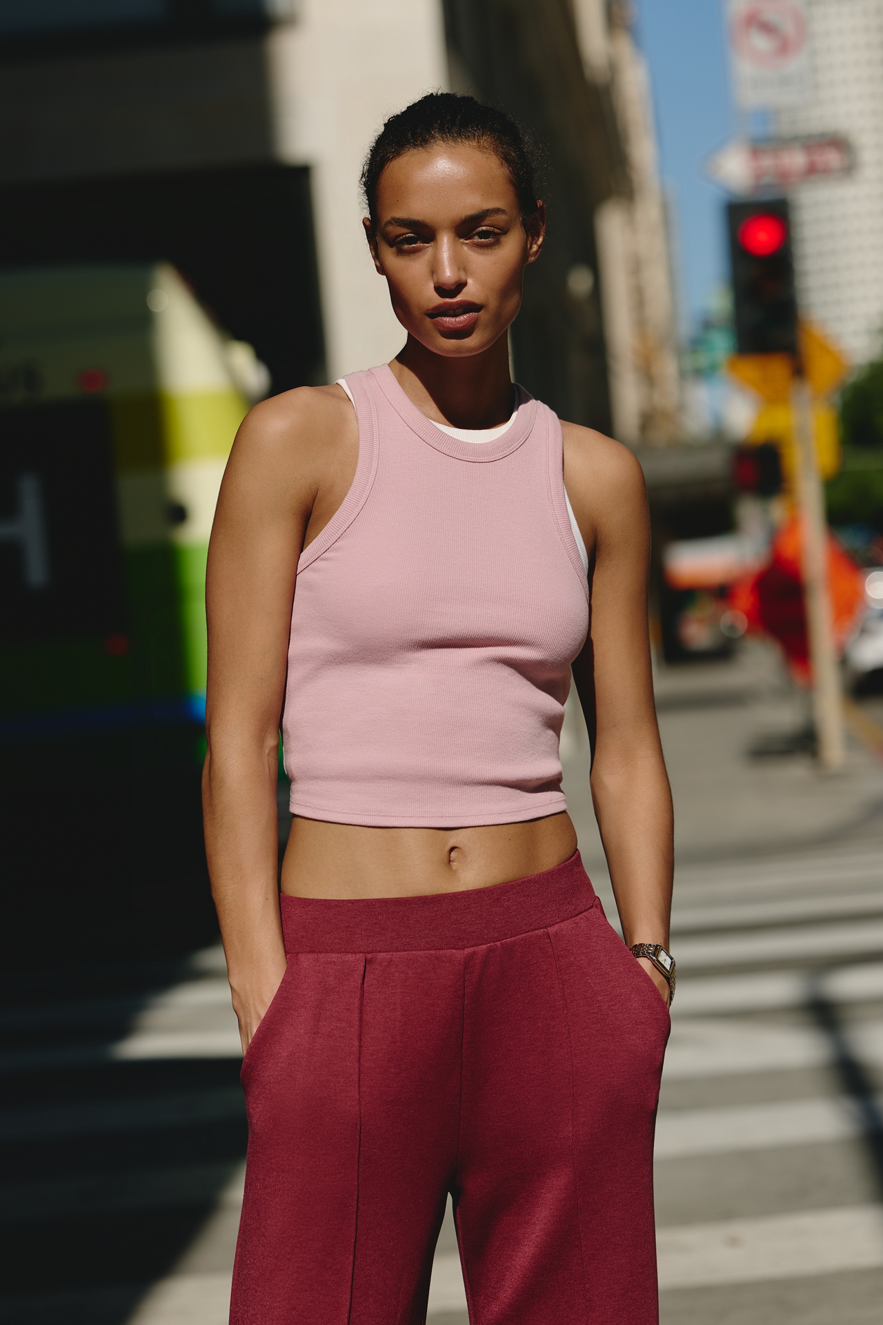 Beyond Yoga Softspring Wide-Leg Pants