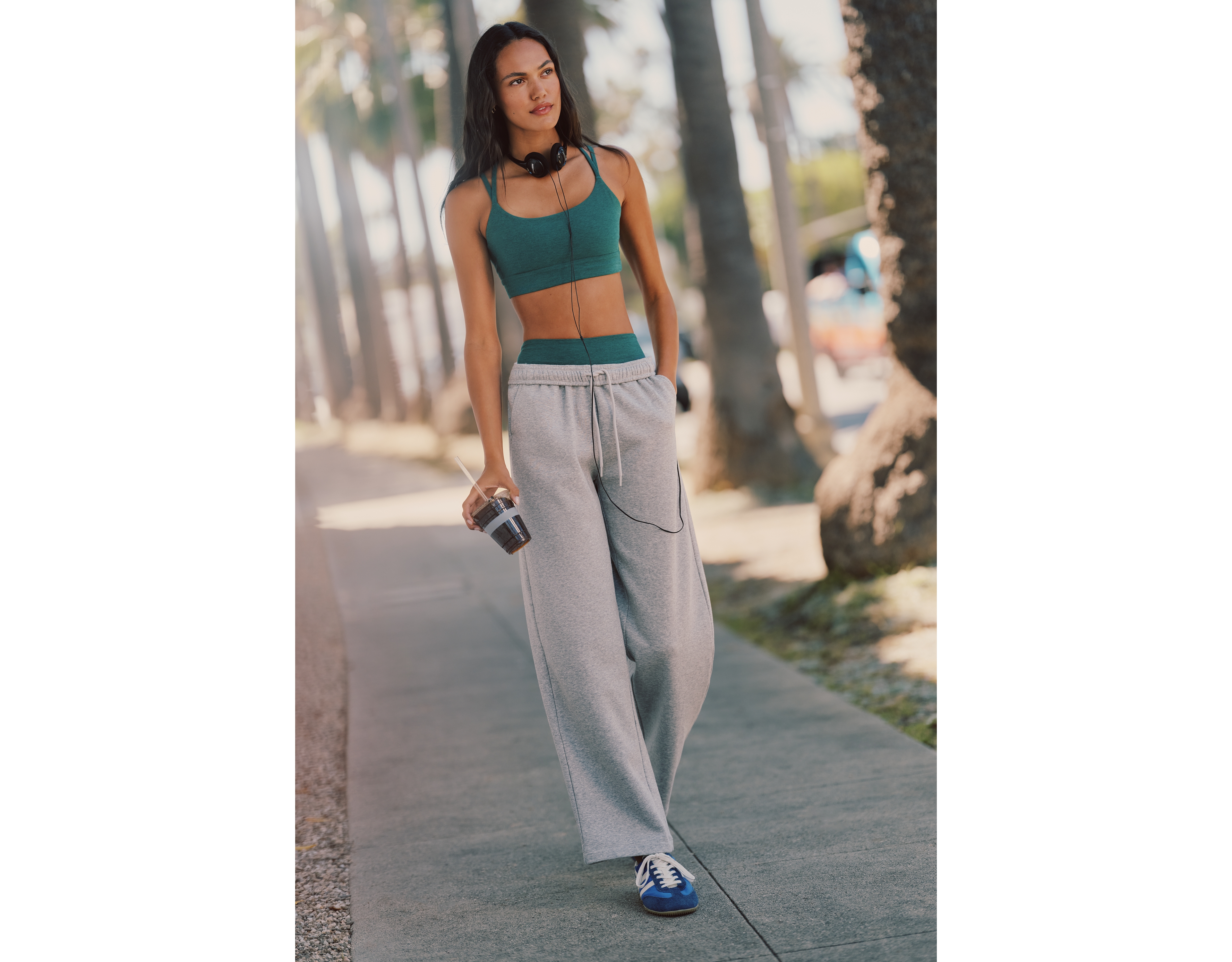 Daily Practice Fleece Wide-Leg Sweatpants