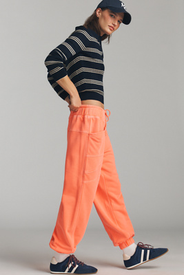 Daily Practice By Anthropologie Daily Practice Easy Going Pants In Orange