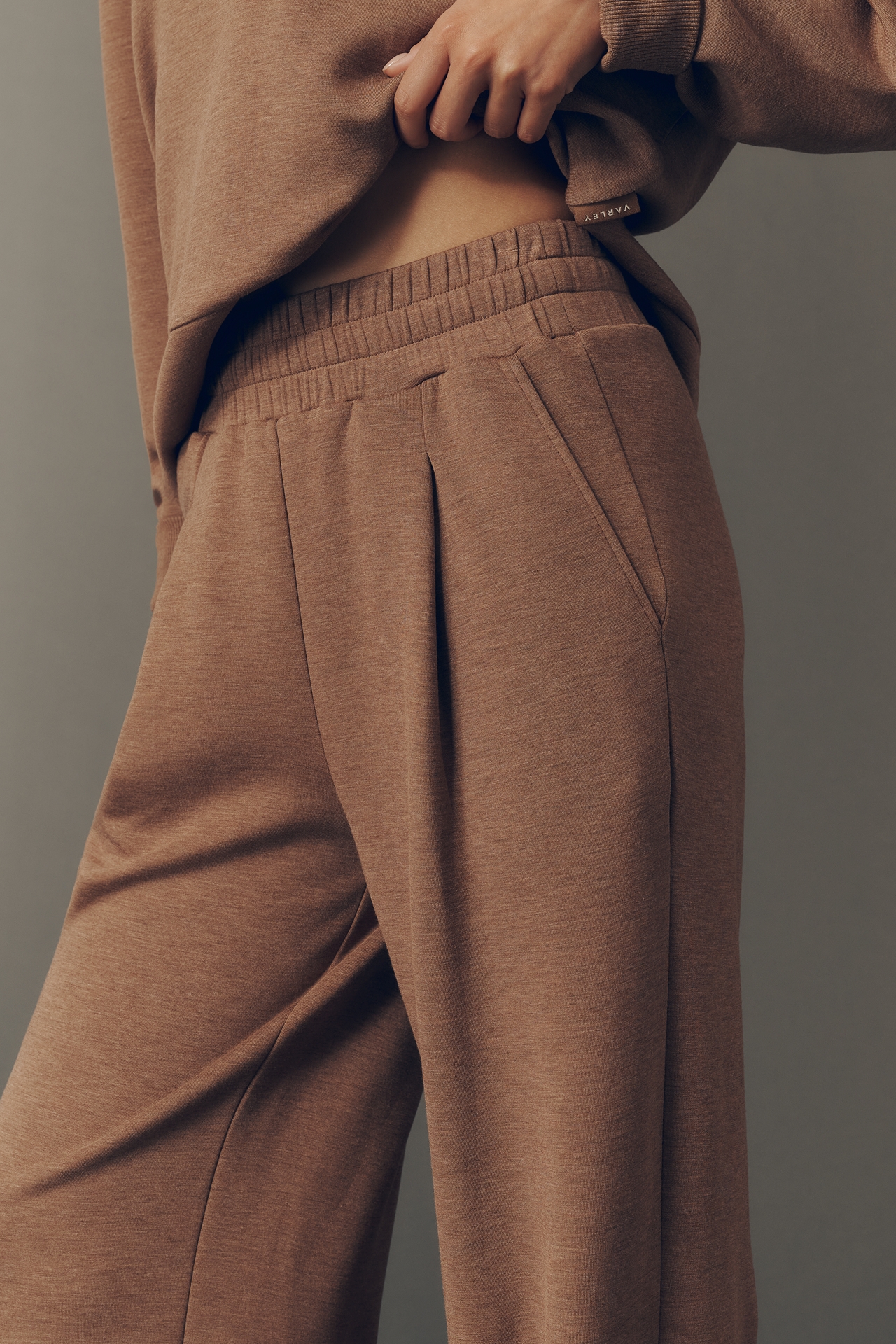 Varley Extra-Wide-Leg Pull-On Pants