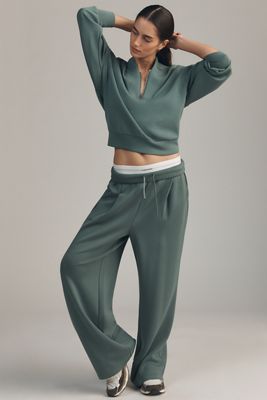Varley Extra-Wide-Leg Pull-On Pants