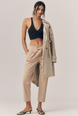 Varley Cohen Tapered Pants In Neutral