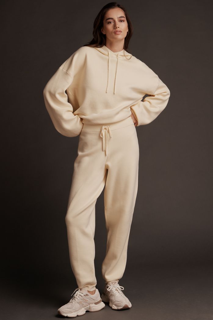 Daily Practice Knit Barrel Trousers