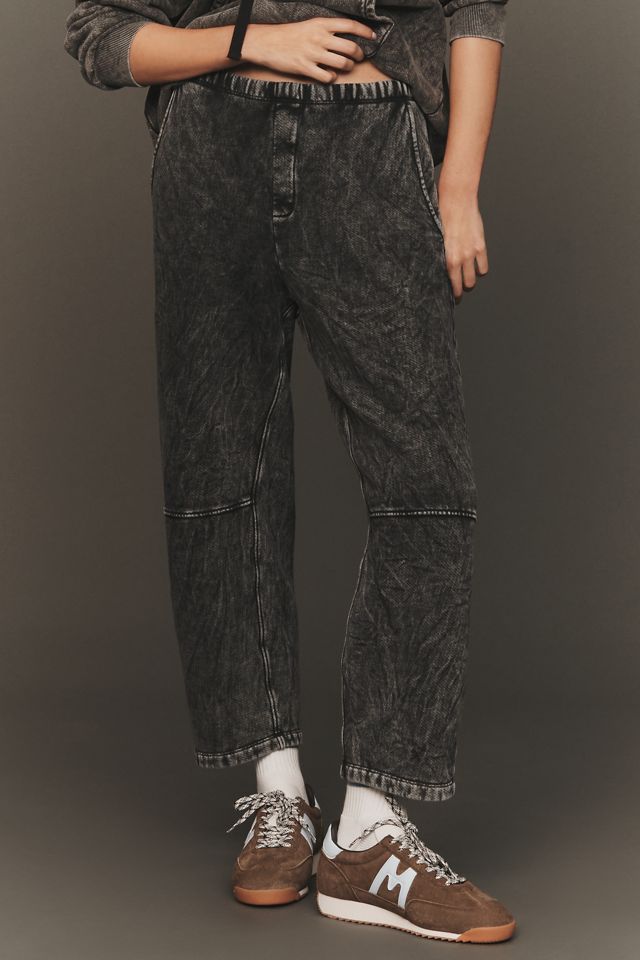 Electric & Rose Crop Barrel Sweatpants #1
