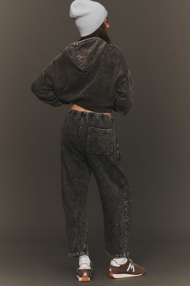 Electric & Rose Crop Barrel Sweatpants #2