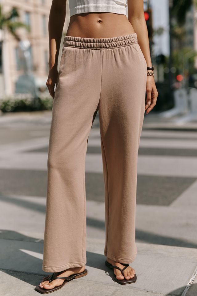 Back When 100% Cotton Wide-Leg Sweatpants #1