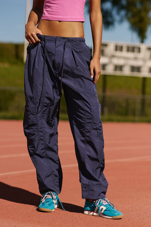 Daily Practice Tapered Drawstring Parachute Pants | Anthropologie
