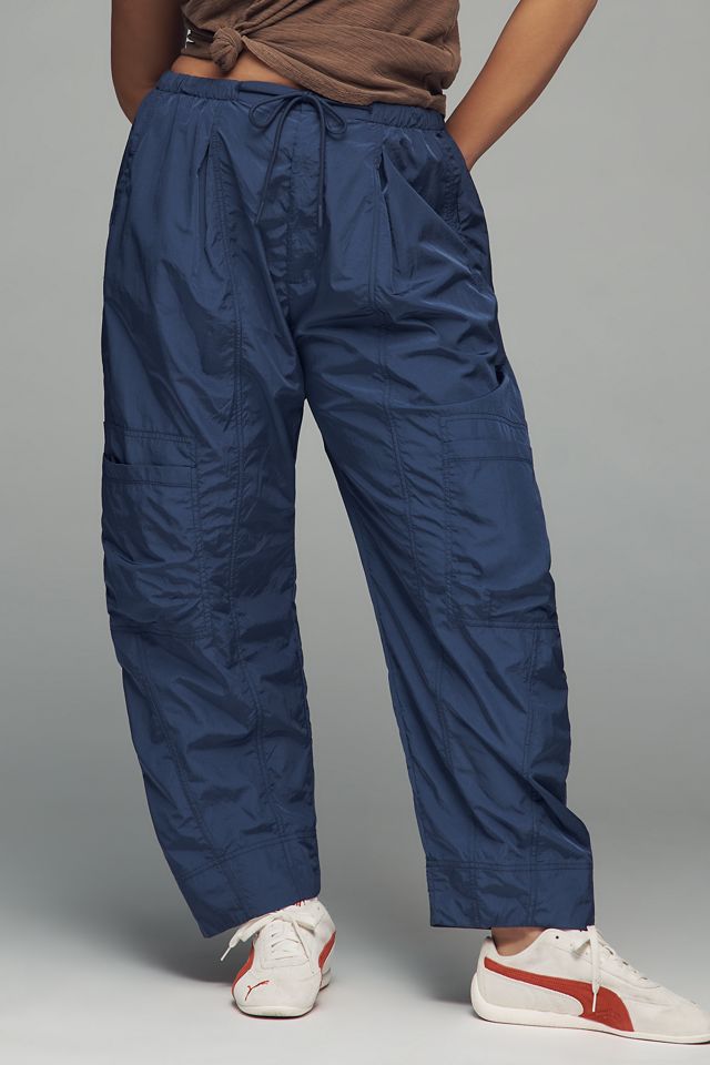 Daily Practice Tapered Drawstring Parachute Pants | Anthropologie