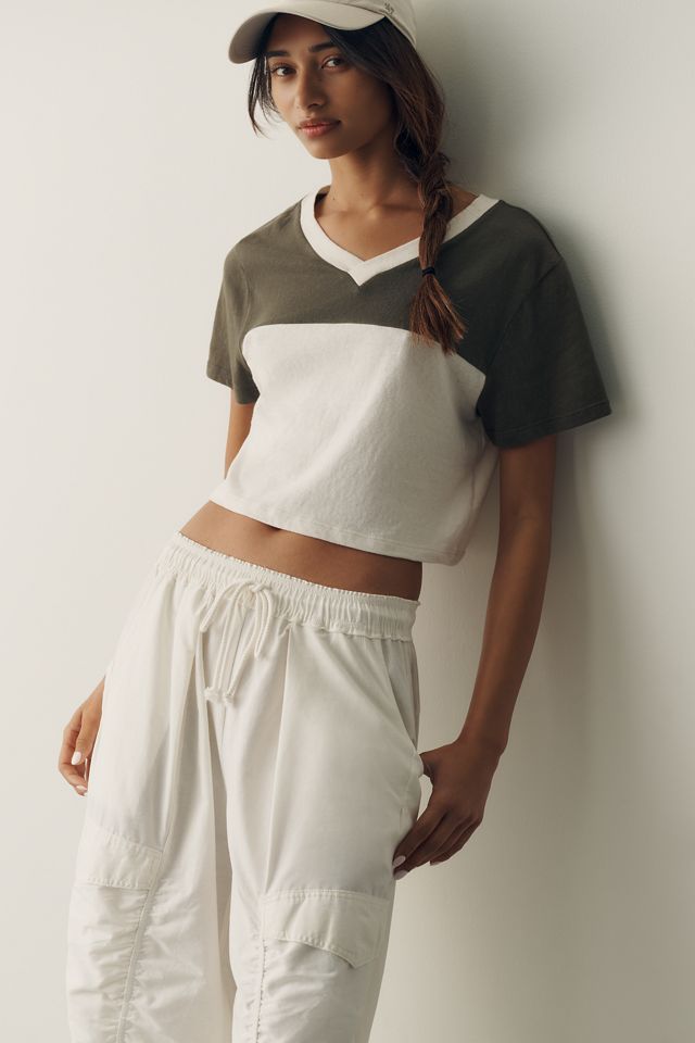 Daily Practice Lifeboat Wide-Leg Cropped Utility Pants #1