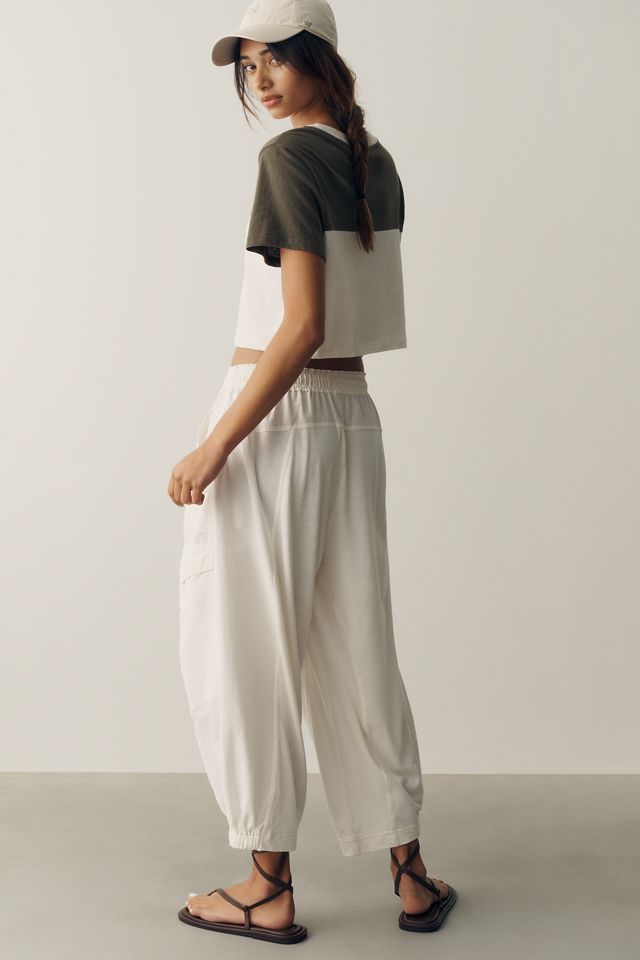Daily Practice Lifeboat Wide-Leg Cropped Utility Pants #3