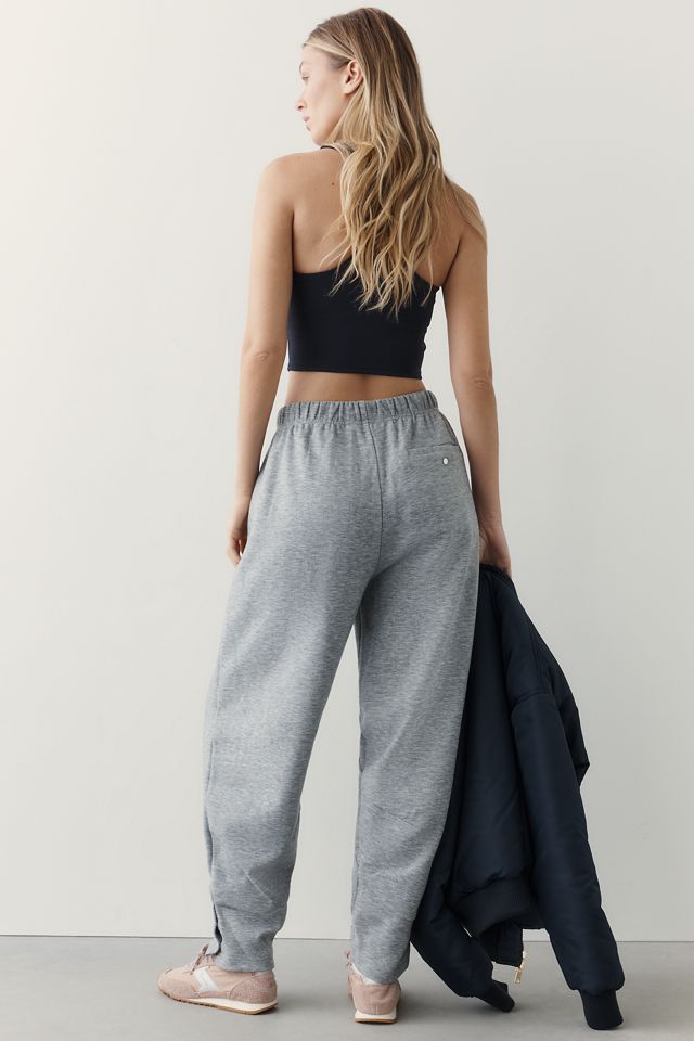 Daily Practice Affirmation Cotton Stretch High Rise Jogger Pants #3