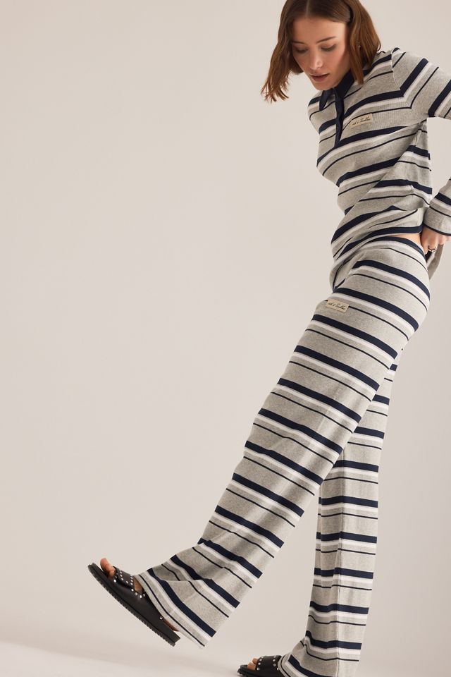 4th & Reckless Liliana Ribbed Jersey Wide-Leg Trousers #3