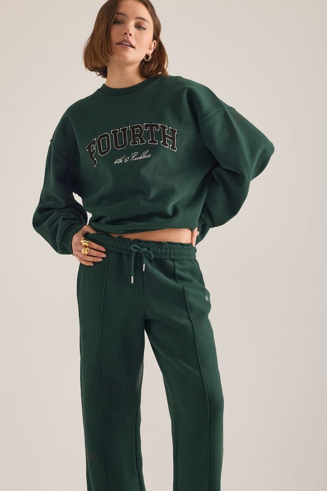4th & Reckless Fergie Pintuck Wide-Leg Joggers #4