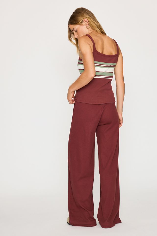 Pantalones de Punto de Pierna Ancha Lani de 4th & Reckless #4
