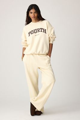 4th & Reckless Fergie Pintuck Wide-Leg Joggers