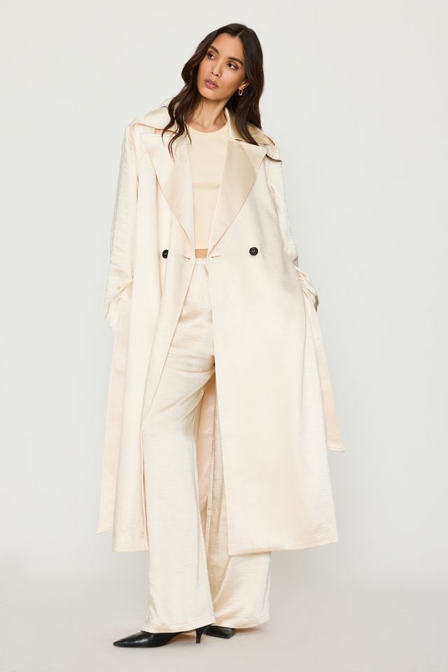 4th & Reckless Shelby Satin Wide-Leg Trousers #2