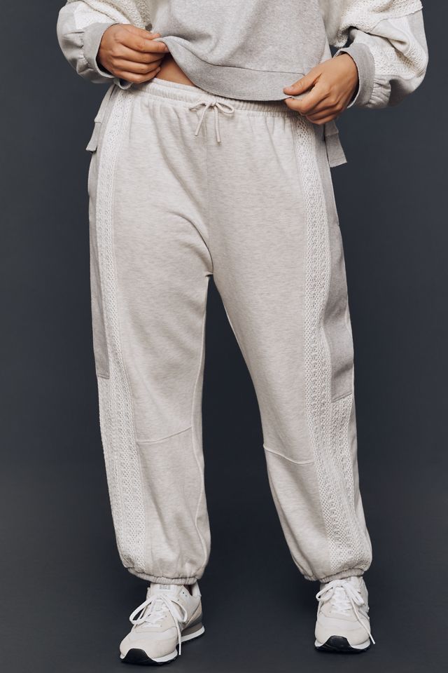 Daily Practice Lace-Inset Jogger Sweatpants #5
